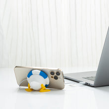 將圖片載入圖庫檢視器 台灣直送.唐老鴨翹臀磁吸充電盤-可當支架