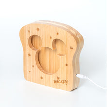 將圖片載入圖庫檢視器 DIENEY 米奇系列吐司造型實木氛圍燈(台灣設計製造)