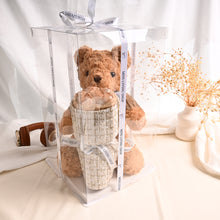 画像をギャラリービューアに読み込む, バレンタインデーの贈り物 - バラを抱きしめるクマ🐻🌹