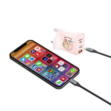 將圖片載入圖庫檢視器 XPower x 罐頭豬Lulu🐷 迷你33W雙輸出充電器 (粉紅色)