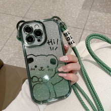 Load image into Gallery viewer, Bear mobile phone case (with string)