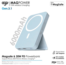 將圖片載入圖庫檢視器 EGO MagPower 6000mAh