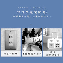 將圖片載入圖庫檢視器 萬能USB插電器(全球通用)