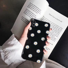 Load image into Gallery viewer, Black background chrysanthemum mobile phone case