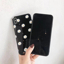 Load image into Gallery viewer, Black background chrysanthemum mobile phone case