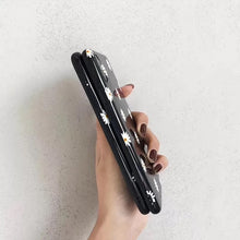 Load image into Gallery viewer, Black background chrysanthemum mobile phone case