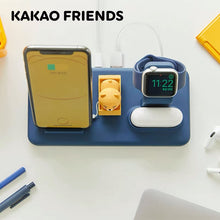 Load image into Gallery viewer, Kakao friends three-in-one wireless charger
