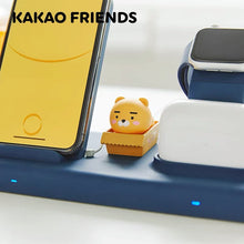 Load image into Gallery viewer, Kakao friends three-in-one wireless charger
